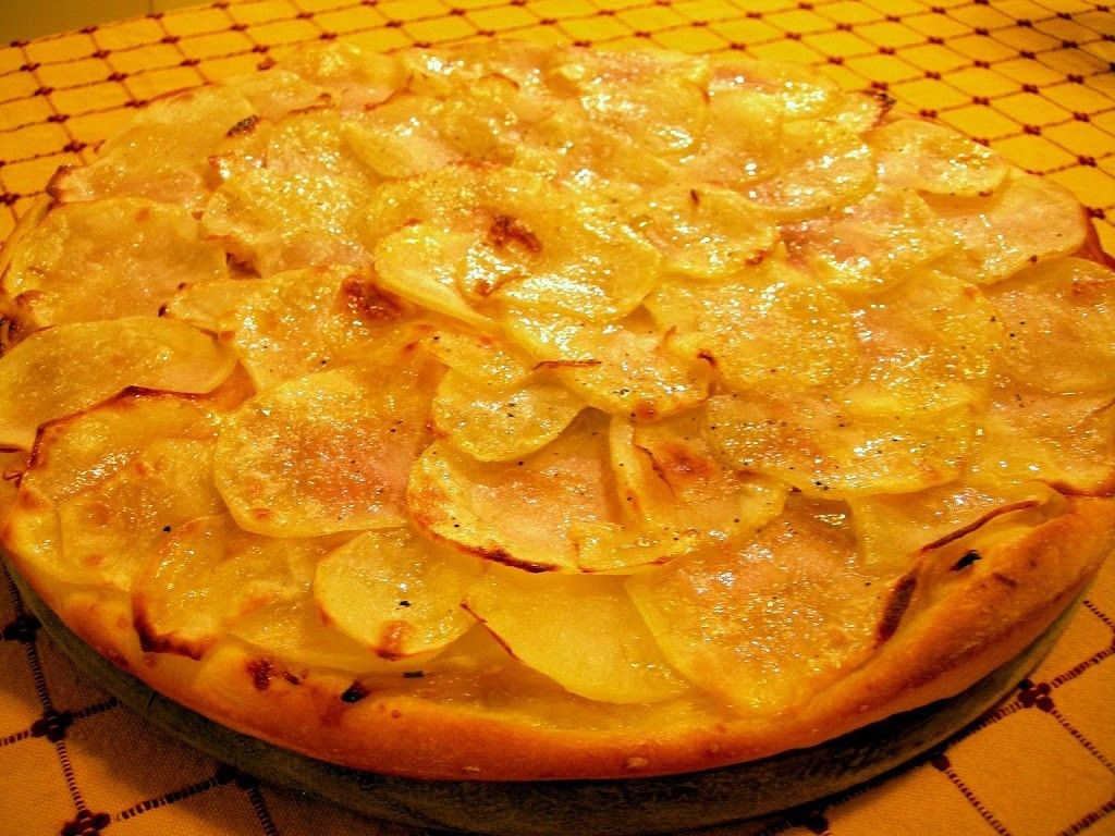 L'impasto alle tre farine e la pizza con le patate
