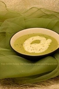 Vellutata di Fave Cometa, con fonduta di Pecorino Sardo