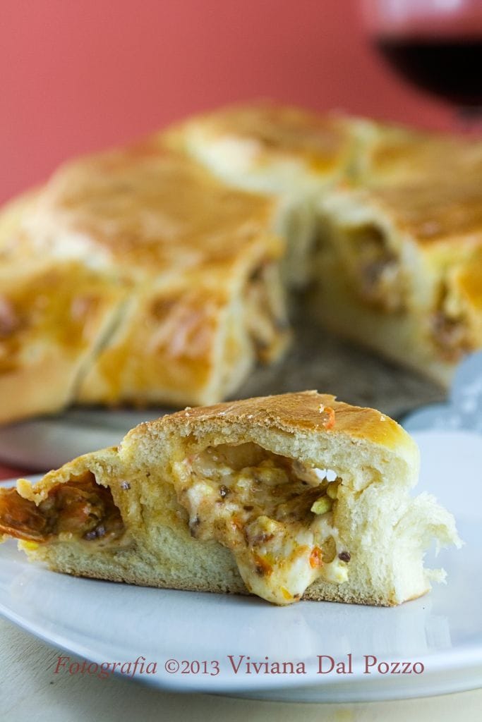 panbrioche salato ripieno fetta