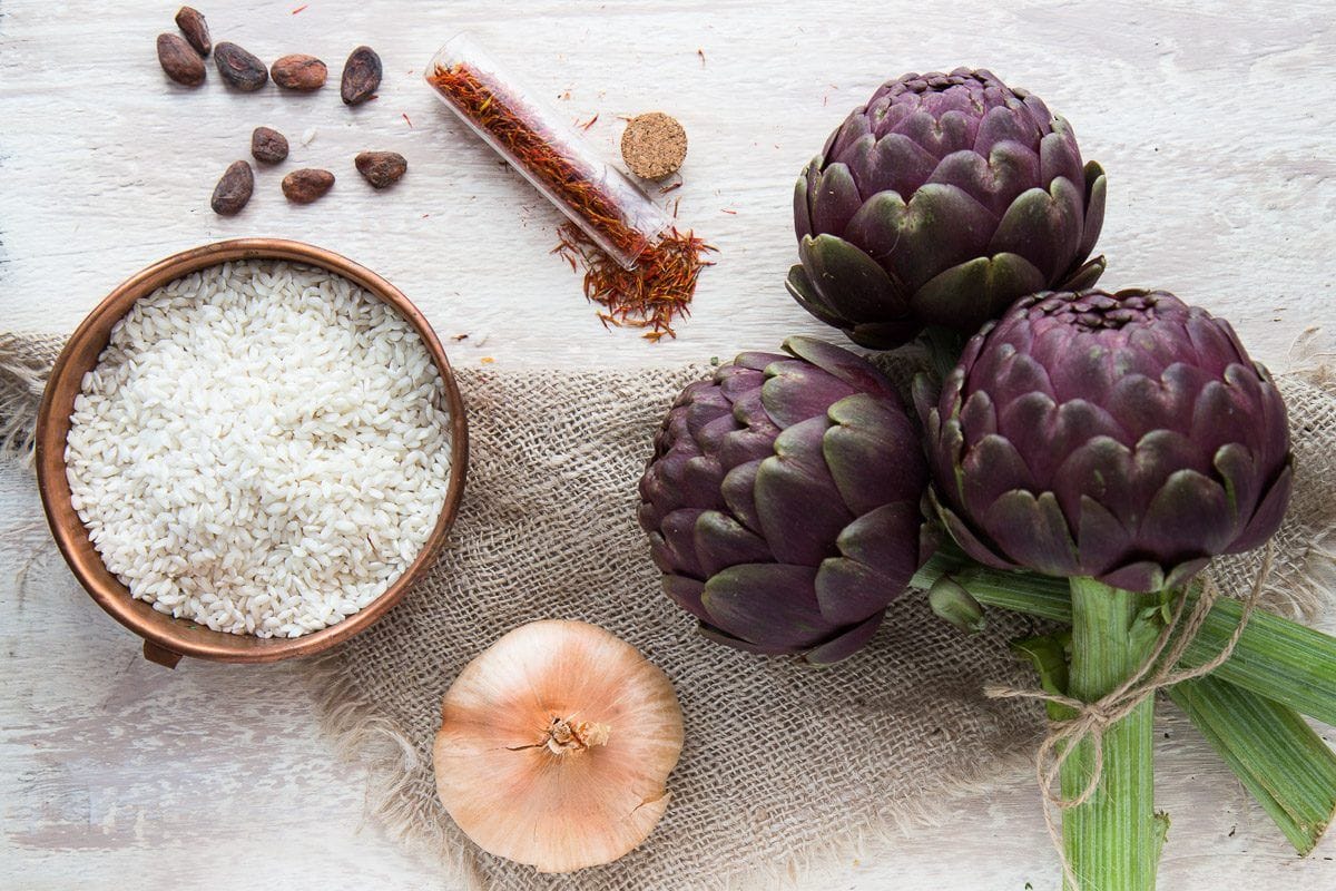 ingredienti risotto allo zafferano