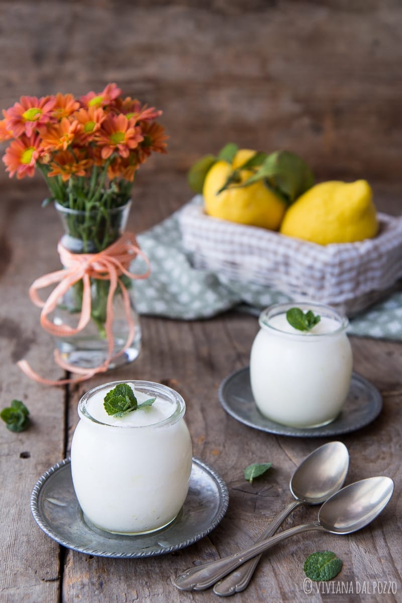 sorbetto al limone senza latticini