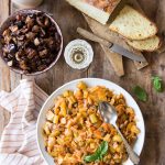 caponata di melanzane e pesce spada