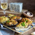 funghi portobello ripieni di gorgonzola