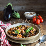 ceci speziati e melanzane