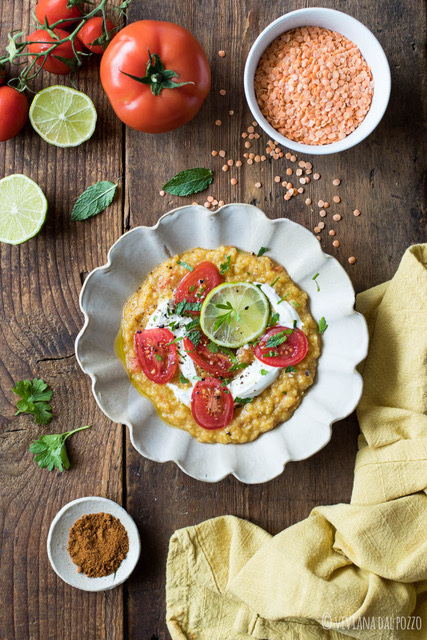 Zuppa di Lenticchie e pomodori