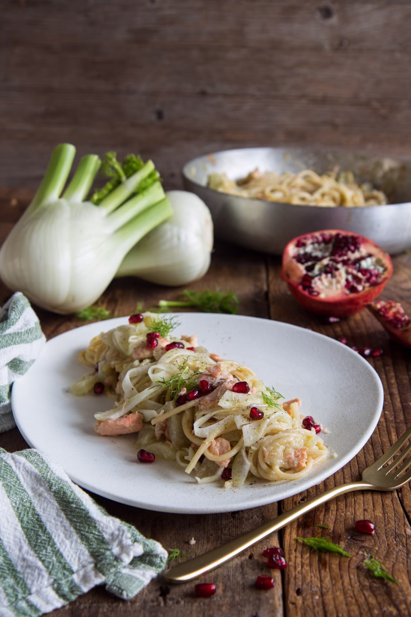 Spaghetti con Finocchi e Salmone: Primo piatto per la Vigilia di Natale