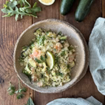 cous cous zucchine salmone